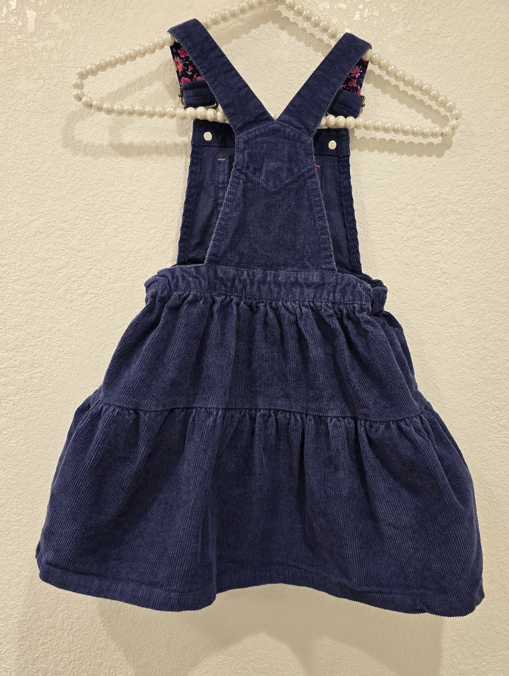 Joules Classic Navy Jojo Corduroy Swing Pinafore Dress 3Y - Picture 2 of 6